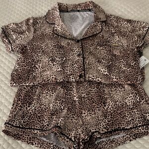Leopard Print Pajama Set